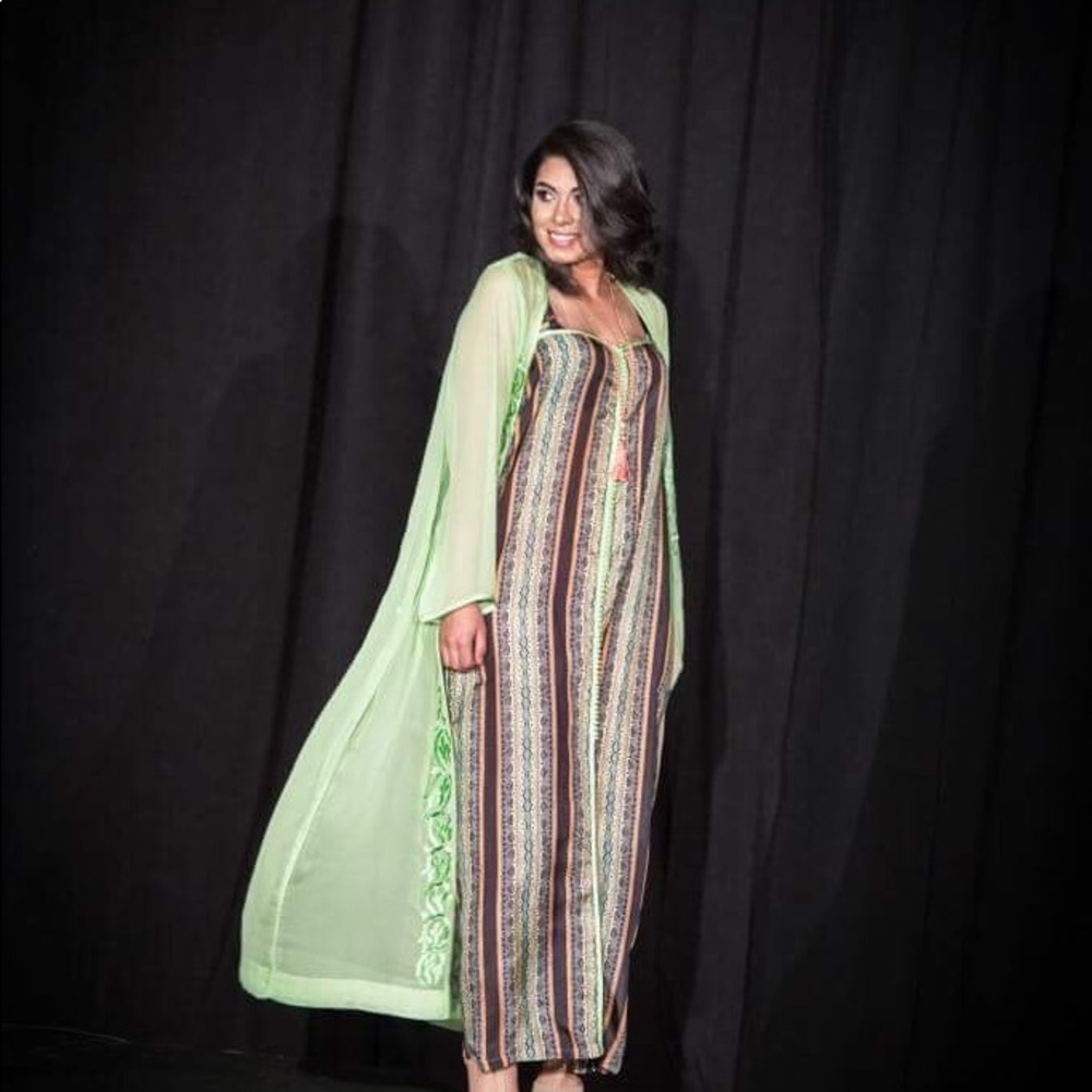Long jacket set - Picture 3 of 4